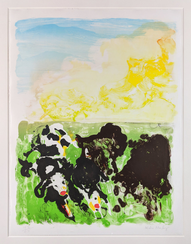 Image 2 of lot Malcolm Morley - Devonshire Cows