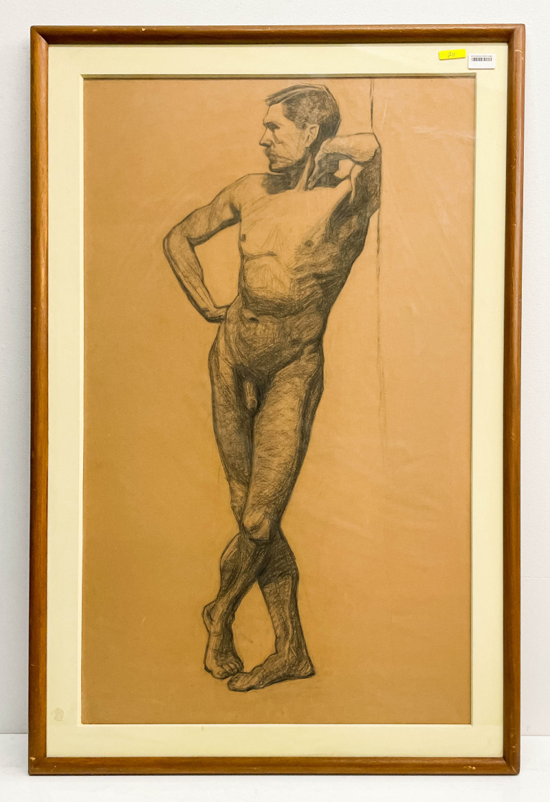 Eugène Jansson - Standing Male Nude