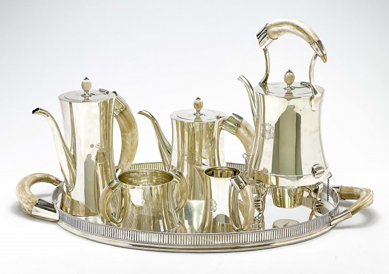 Late Victorian Sterling Silver Tea and Coffee Service