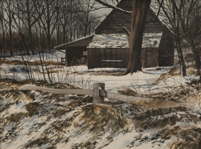 John Rogers - Winter Barn