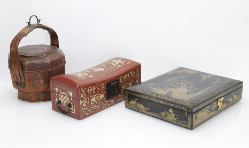 Image 1 of lot 3 Chinese/Japanese Boxes