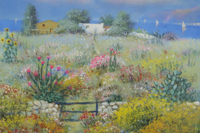 Image for Lot Felice Calven  Greek Flower Fields