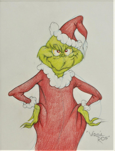 Image for Lot VIRGIL ROSS - GRINCH - DRAWING
