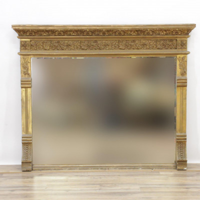 Image for Lot American Victorian Overmantel Mirror 19th C