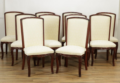 Image for Lot Set of 10 Dining Chairs