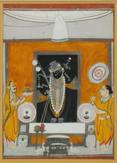 Image for Lot Two Indian Watercolors, possibly 18th C.