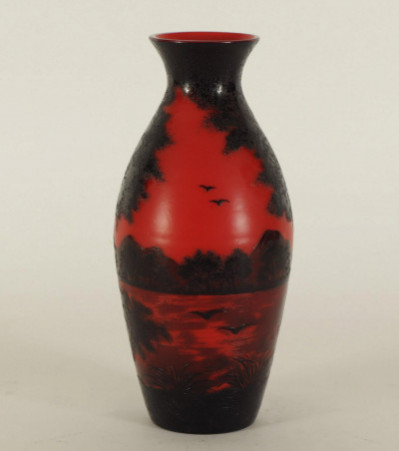 Image for Lot Loetz Cameo Glass Vase
