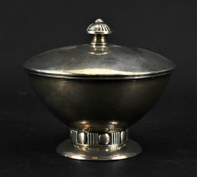 Image for Lot Art Deco Sterling Silver Bowl, Mueck - Cary & Co