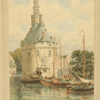 Image for Lot Walter Paris (1842-1906) "Fishing Boats" C1881 W/C
