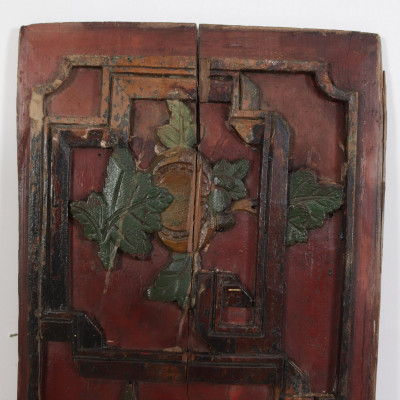 Image 7 of lot 3 Asian Carved Frieze Panels