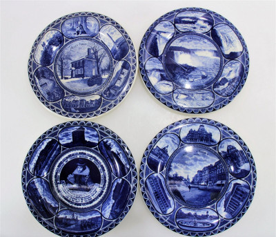 Image 5 of lot 18 Rollands & Marsellas Staffordshire Plates