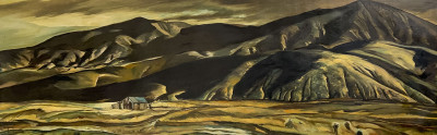 Robert Edmund Lee (aka Robert F. Lei) - Untitled (Mountain Landscape)