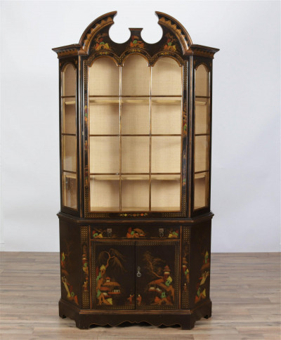 Image for Lot Schmeig & Kostian Chinoiserie Display Cabinet