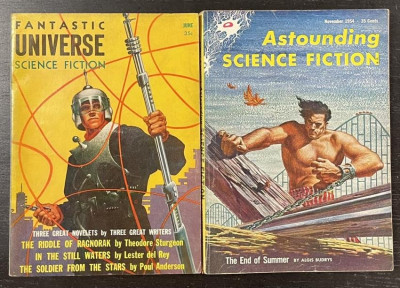 Image 4 of lot 20 Early Sci-Fi Magazines Pulp Fiction 1950s
