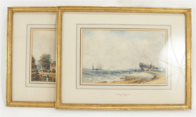 Image for Lot Alfred Vickers Sr. - Pair of Coastal Landscapes