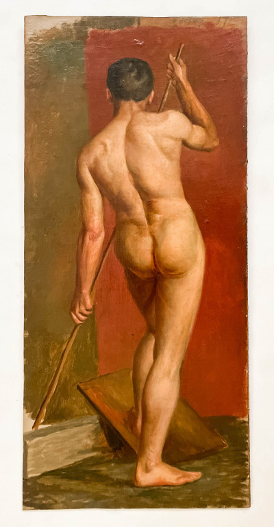 Artist Unknown - Male Nude Study