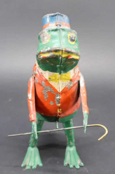 Image for Lot Frog Painted Tin Wind-up Toy