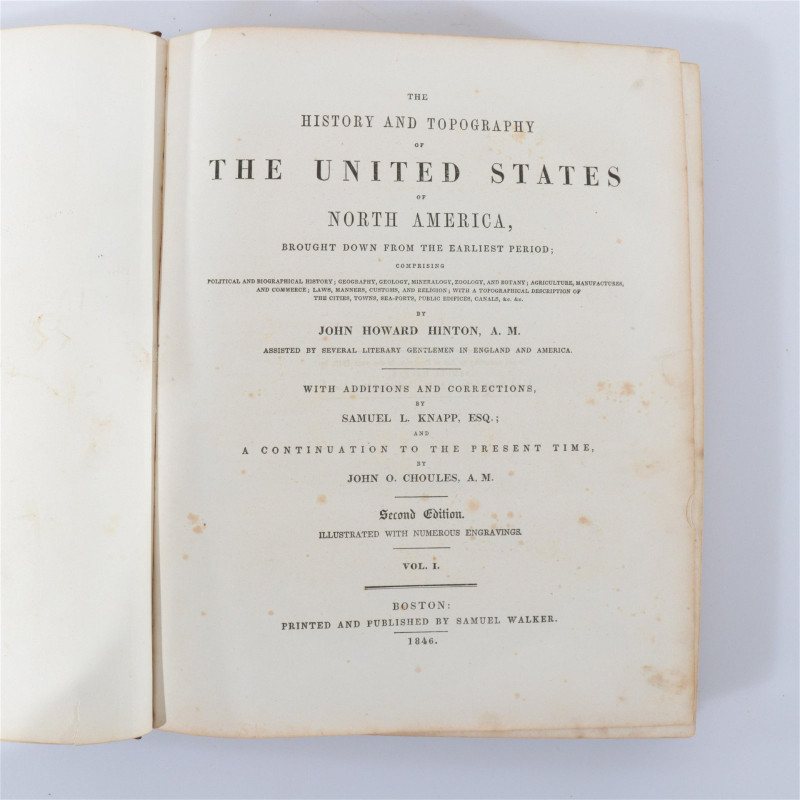 2 Volumes Hinton's United States