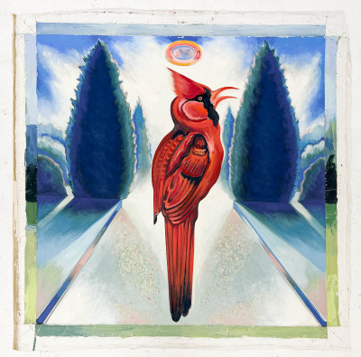 Lowell Nesbitt - The Cardinals Garden