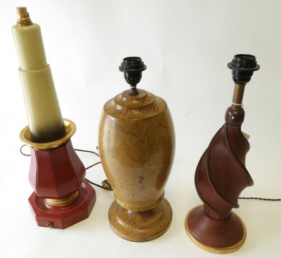 Image for Lot 3 Art Deco Baluster Lamps
