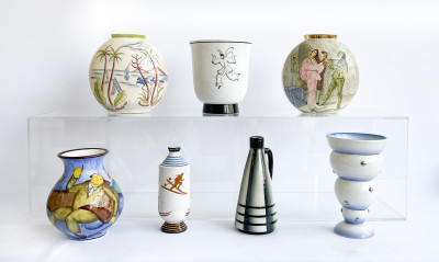 Image for Lot Group Of Italian Ceramic Vases