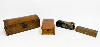 Image for Lot Assortment of Wood Boxes