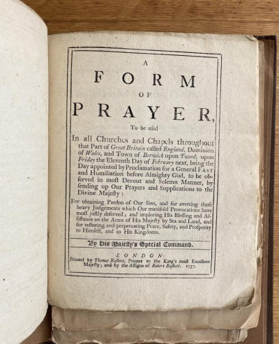 Image 10 of lot 18 works in 1 volume, prayers dated 1699 - 1854