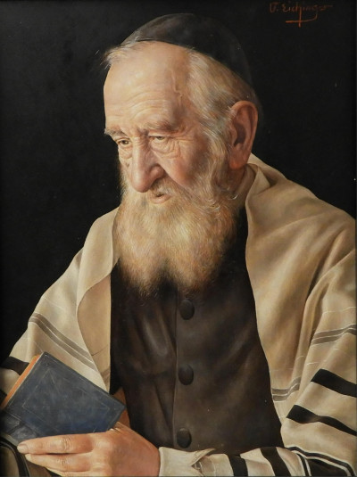Title Otto Eichinger - Rabbi with Yarmulke / Artist