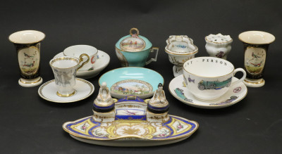 Image for Lot 9 English  Continental Porcelain Tableware