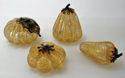 Image for Lot Murano Glass Fruits, possibly Barovier & Toso