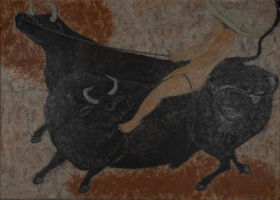 Image for Lot Fumiko Matsuda - Nude Male Riding Bulls