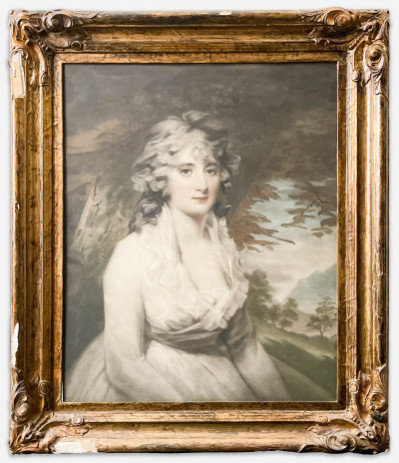 after Henry Raeburn - Portrait of Mrs. H.W. Lauzun