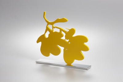 Title Donald Sultan - Yellow Lantern Flowers, Sept.18, 2013 / Artist