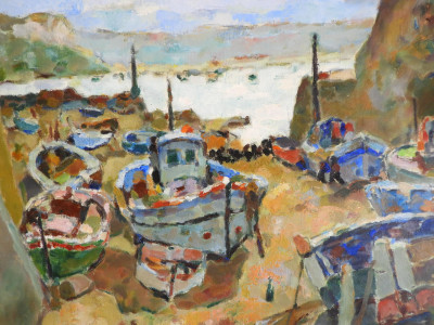 Image for Lot Alfred Chagniot - Beached Boats