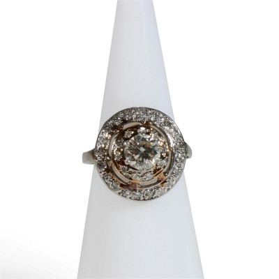 Image for Lot Mid Century Diamond Ring