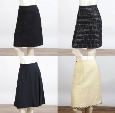 Image for Lot Four Chanel Skirts, 1900s-2000s