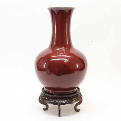 Chinese Flamb Vase