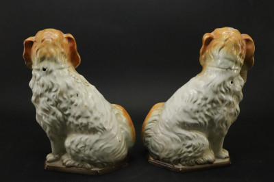 Image 3 of lot 3 Staffordshire Pottery Animals 19th/20th C
