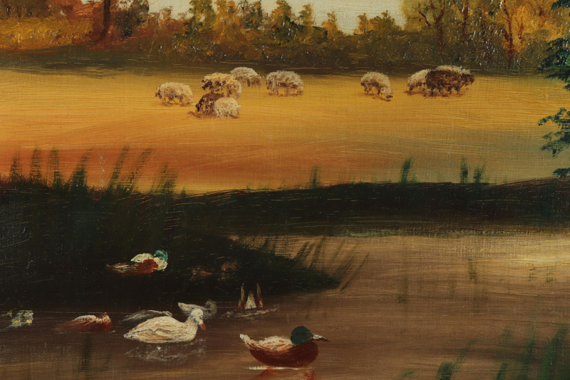 Image 4 of lot &apos;Fishing at the Pond&apos; c1875