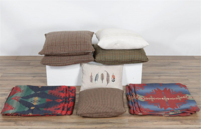 Image for Lot 14 Decorative Pillows, Ralph Lauren & others