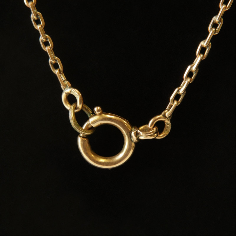 Image 3 of lot 14k Yellow Gold Elongated Link Chain