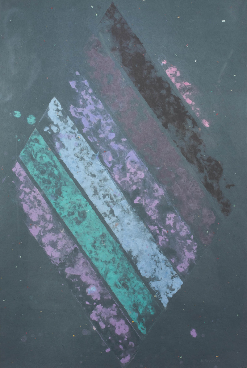 Kenneth Noland - Diagonal Stripes VI-8