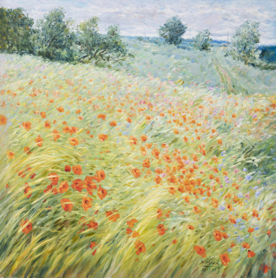 Malva (Omar Hamdi) - Poppy Landscape