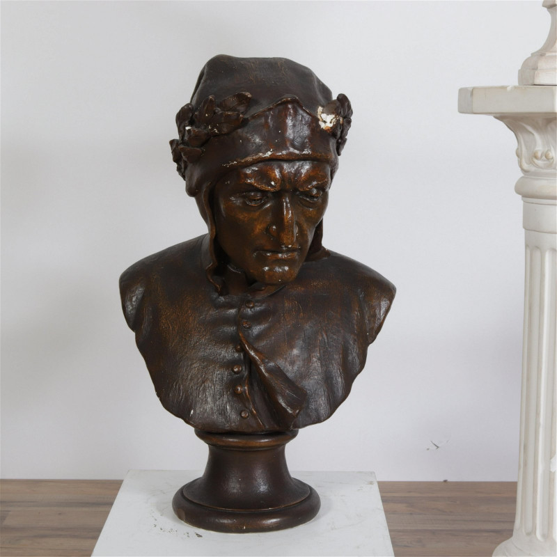 Image 3 of lot 2 Cast 20C Busts, After Houdon; P.S.Abbate