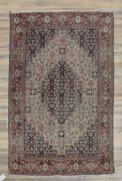 Image for Lot 19th C. Persian Sennah Wool Carpet