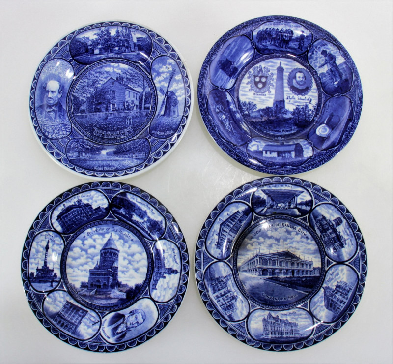 Image 3 of lot 18 Rollands & Marsellas Staffordshire Plates