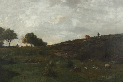 Image for Lot Louis Appian  Meadow with Livestock