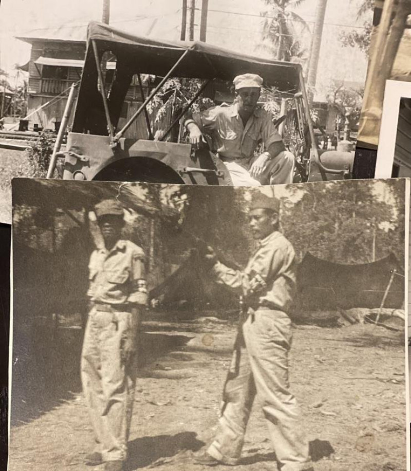 Image 2 of lot [MILITARY, WW II]. 150+ photographs/snapshots