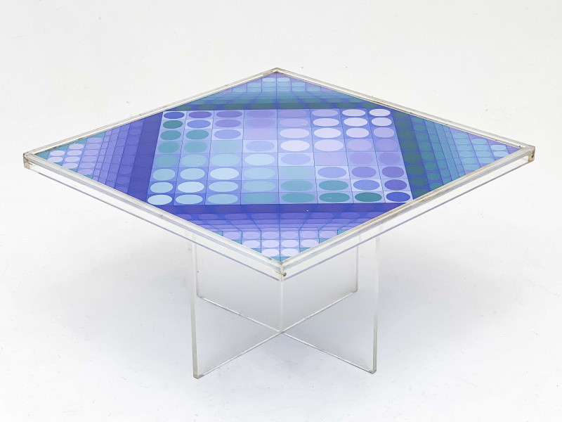 Lot 172, Victor Vasarely, Chess Board (Op-Art Composition) (1982)