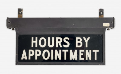 Image for Lot &apos;Hours By Appointment&apos; Illuminated Sign